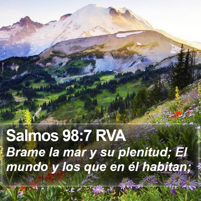 Salmos 98:7 RVA Bible Verse Image