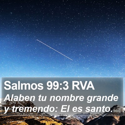Salmos 99:3 RVA Bible Verse Image