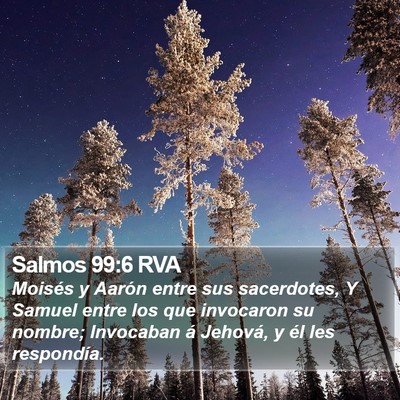 Salmos 99:6 RVA Bible Verse Image