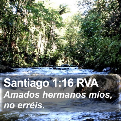 Santiago 1:16 RVA Bible Verse Image