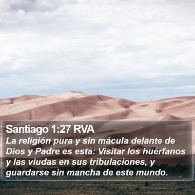 Santiago 1:27 RVA Bible Verse Image