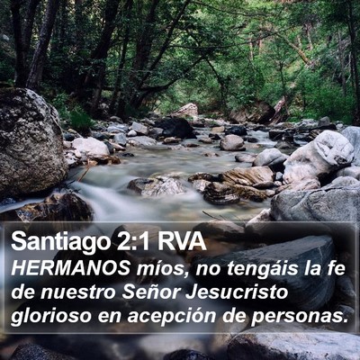 Santiago 2:1 RVA Bible Verse Image