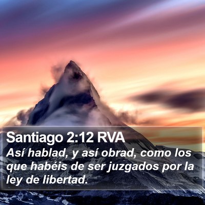 Santiago 2:12 RVA Bible Verse Image