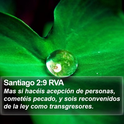Santiago 2:9 RVA Bible Verse Image