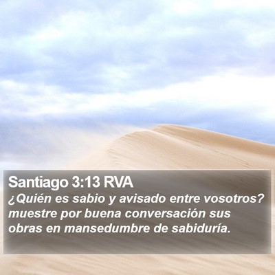 Santiago 3:13 RVA Bible Verse Image