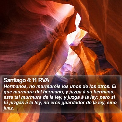 Santiago 4:11 RVA Bible Verse Image