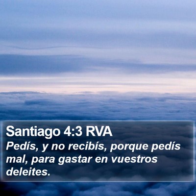 Santiago 4:3 RVA Bible Verse Image