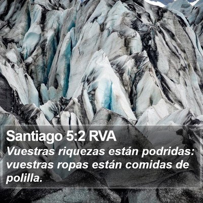 Santiago 5:2 RVA Bible Verse Image