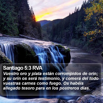 Santiago 5:3 RVA Bible Verse Image