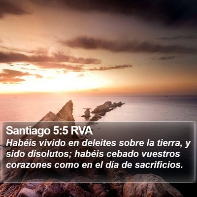 Santiago 5:5 RVA Bible Verse Image