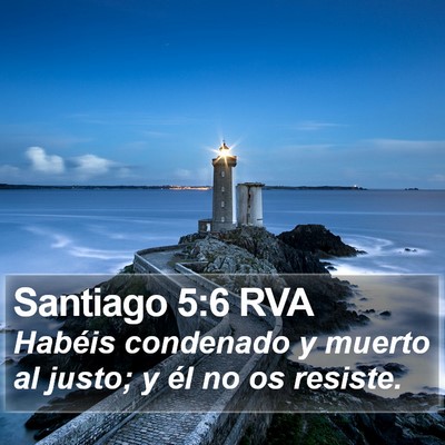 Santiago 5:6 RVA Bible Verse Image
