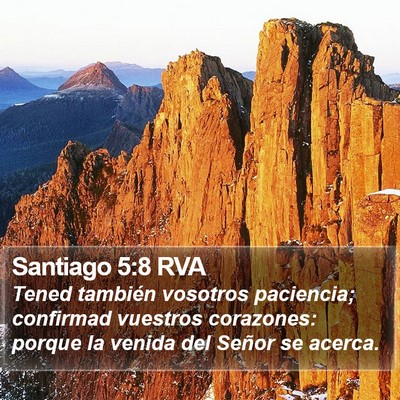 Santiago 5:8 RVA Bible Verse Image