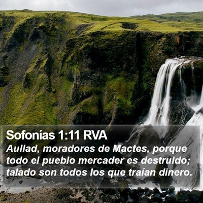 Sofonías 1:11 RVA Bible Verse Image