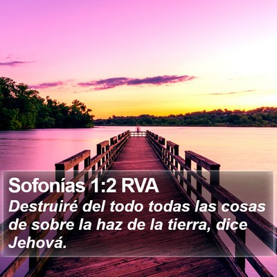 Sofonías 1:2 RVA Bible Verse Image