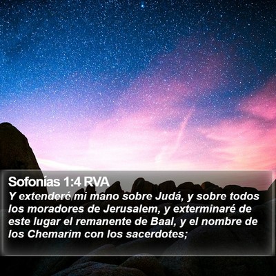 Sofonías 1:4 RVA Bible Verse Image
