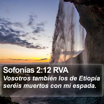Sofonías 2:12 RVA Bible Verse Image
