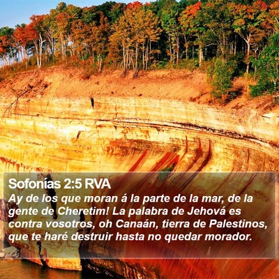 Sofonías 2:5 RVA Bible Verse Image
