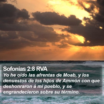 Sofonías 2:8 RVA Bible Verse Image