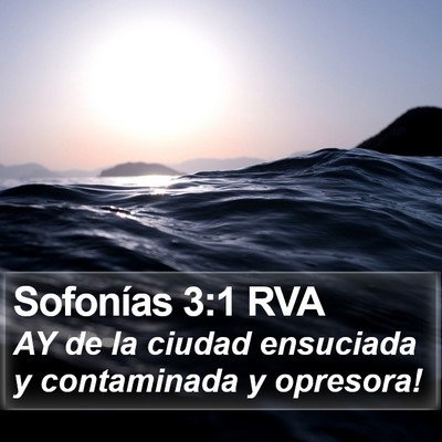 Sofonías 3:1 RVA Bible Verse Image
