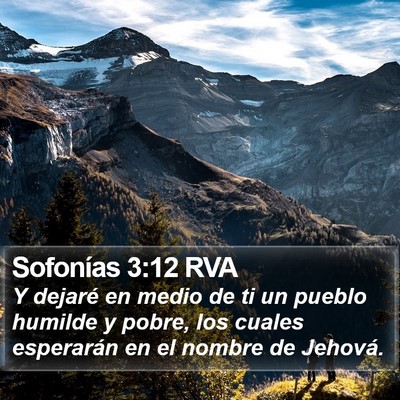 Sofonías 3:12 RVA Bible Verse Image