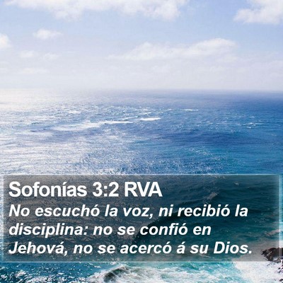Sofonías 3:2 RVA Bible Verse Image