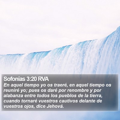 Sofonías 3:20 RVA Bible Verse Image