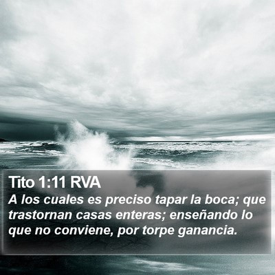 Tito 1:11 RVA Bible Verse Image