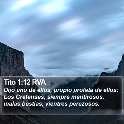 Tito 1:12 RVA Bible Verse Image
