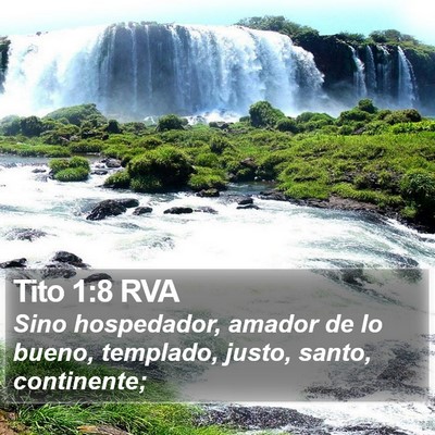 Tito 1:8 RVA Bible Verse Image