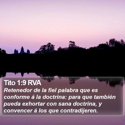 Tito 1:9 RVA Bible Verse Image