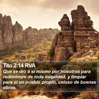 Tito 2:14 RVA Bible Verse Image