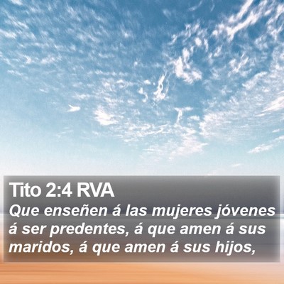 Tito 2:4 RVA Bible Verse Image