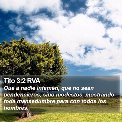 Tito 3:2 RVA Bible Verse Image
