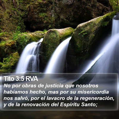 Tito 3:5 RVA Bible Verse Image