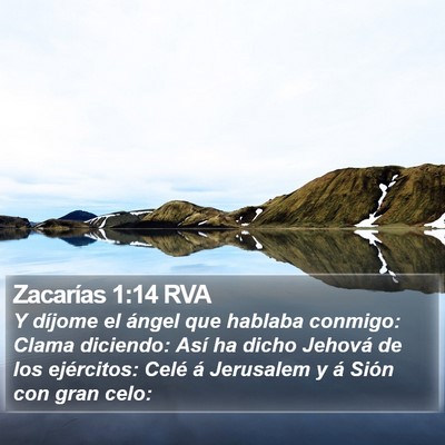 Zacarías 1:14 RVA Bible Verse Image