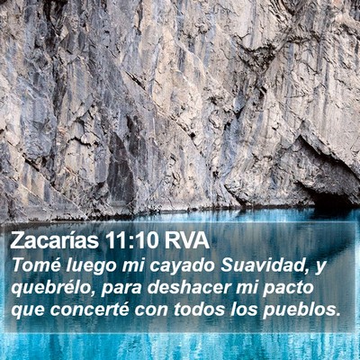 Zacarías 11:10 RVA Bible Verse Image