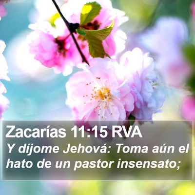 Zacarías 11:15 RVA Bible Verse Image