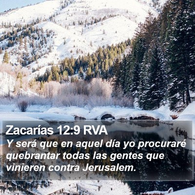 Zacarías 12:9 RVA Bible Verse Image
