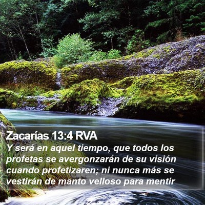 Zacarías 13:4 RVA Bible Verse Image