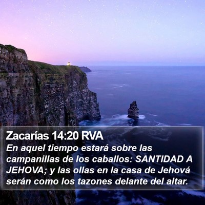 Zacarías 14:20 RVA Bible Verse Image