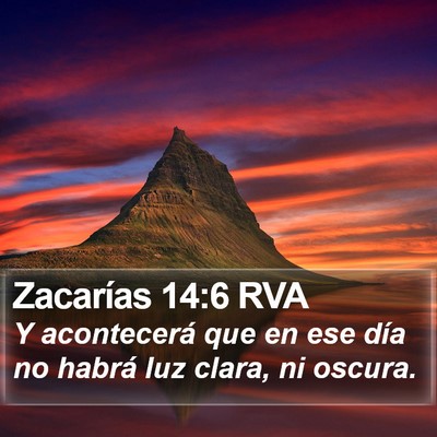 Zacarías 14:6 RVA Bible Verse Image