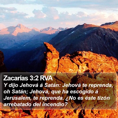 Zacarías 3:2 RVA Bible Verse Image