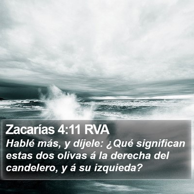 Zacarías 4:11 RVA Bible Verse Image