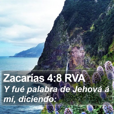 Zacarías 4:8 RVA Bible Verse Image