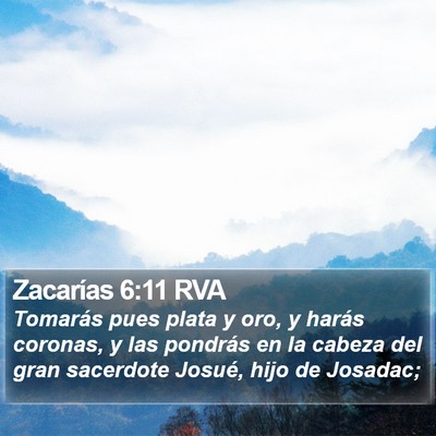 Zacarías 6:11 RVA Bible Verse Image