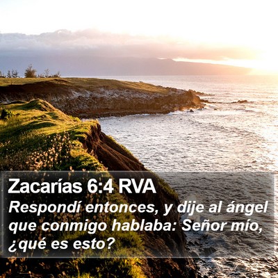 Zacarías 6:4 RVA Bible Verse Image