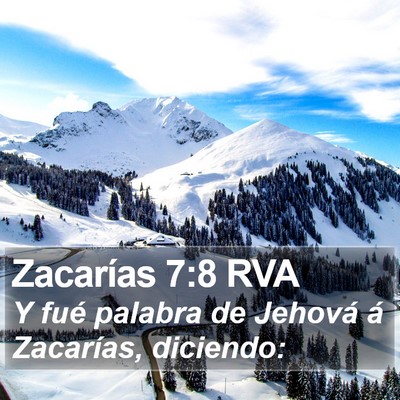 Zacarías 7:8 RVA Bible Verse Image