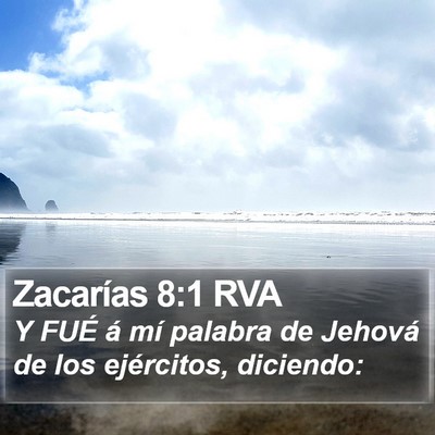 Zacarías 8:1 RVA Bible Verse Image
