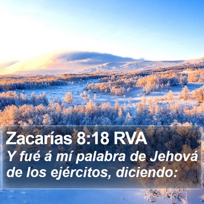 Zacarías 8:18 RVA Bible Verse Image