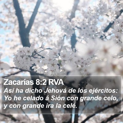 Zacarías 8:2 RVA Bible Verse Image